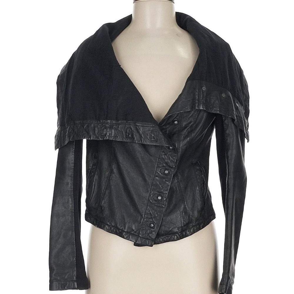 Black All Saints Spitalfields Women's Jacket UK SZ 8